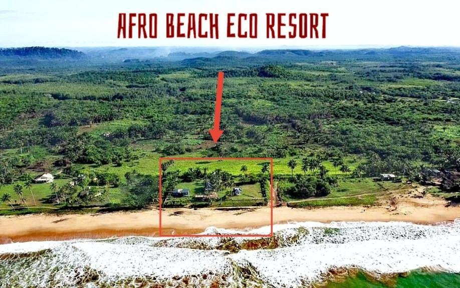 Afro Beach Eco Resort Butre Экстерьер фото